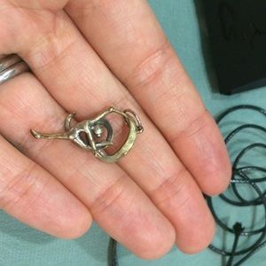 gymnast 925 silver pendant